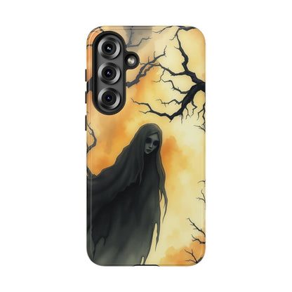 Samsung Galaxy S25 Plus / Glossy Phone Case - Watercolour Gothic Deathly Woman Phone Case