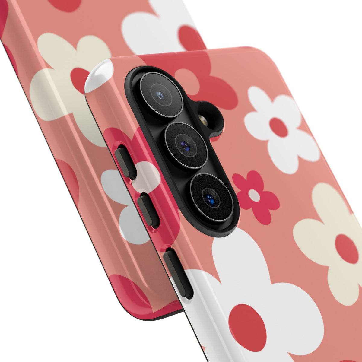 Cute Pink Daisy Pattern #1 Phone Case - Pink Phone Case
