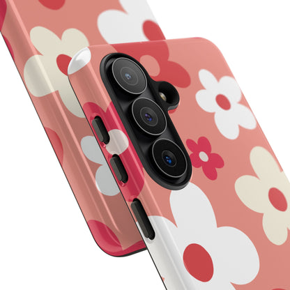 Cute Pink Daisy Pattern #1 Phone Case - Pink Phone Case