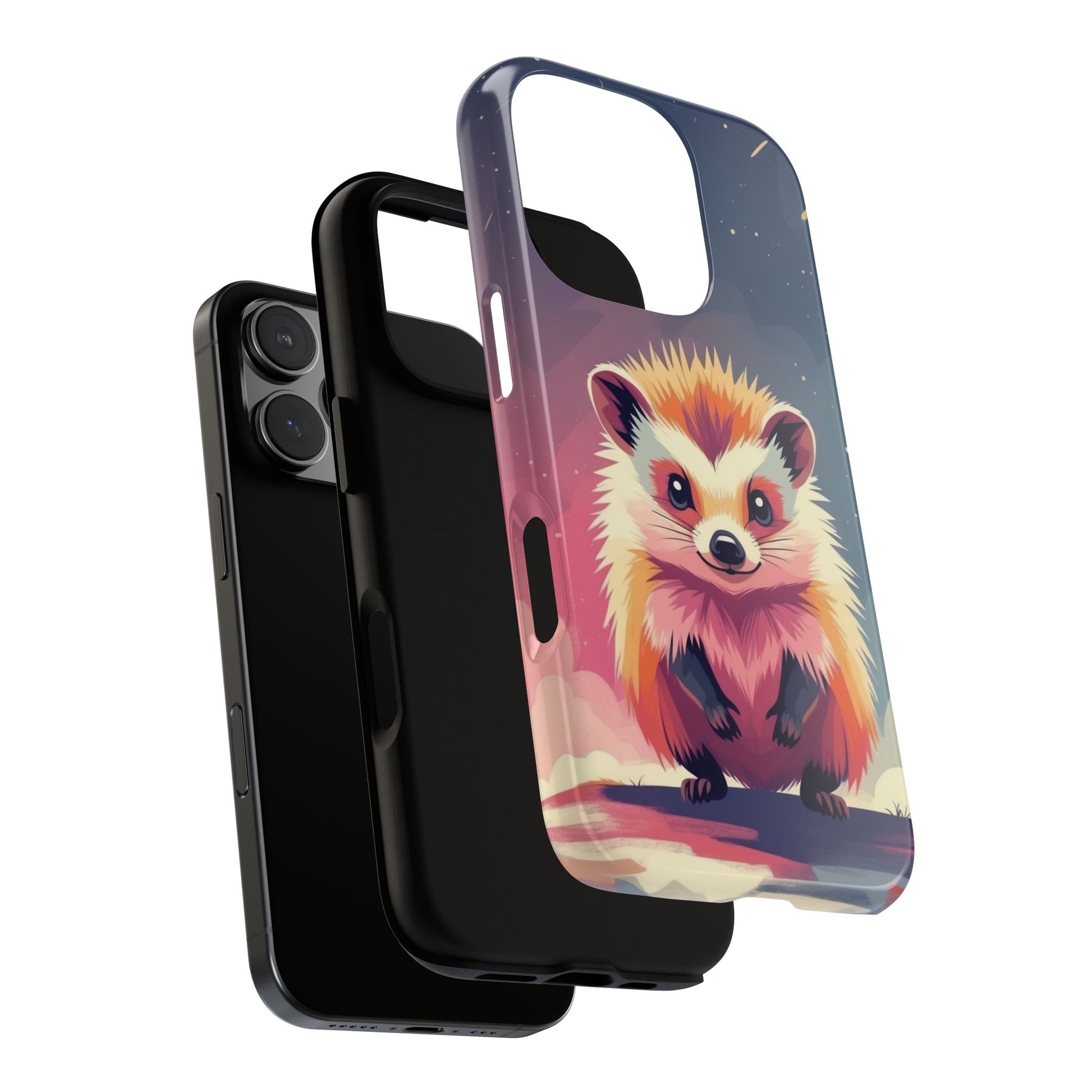 Phone Case - Stylised Hedgehog Design Phone Case