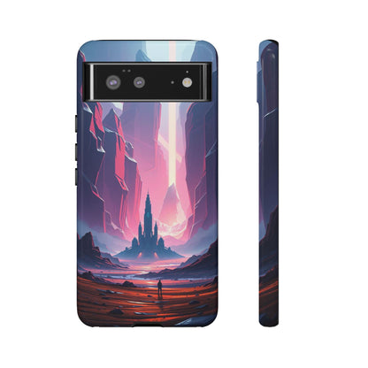 Google Pixel 6 / Glossy Phone Case - Alien Fortress Design Phone Case