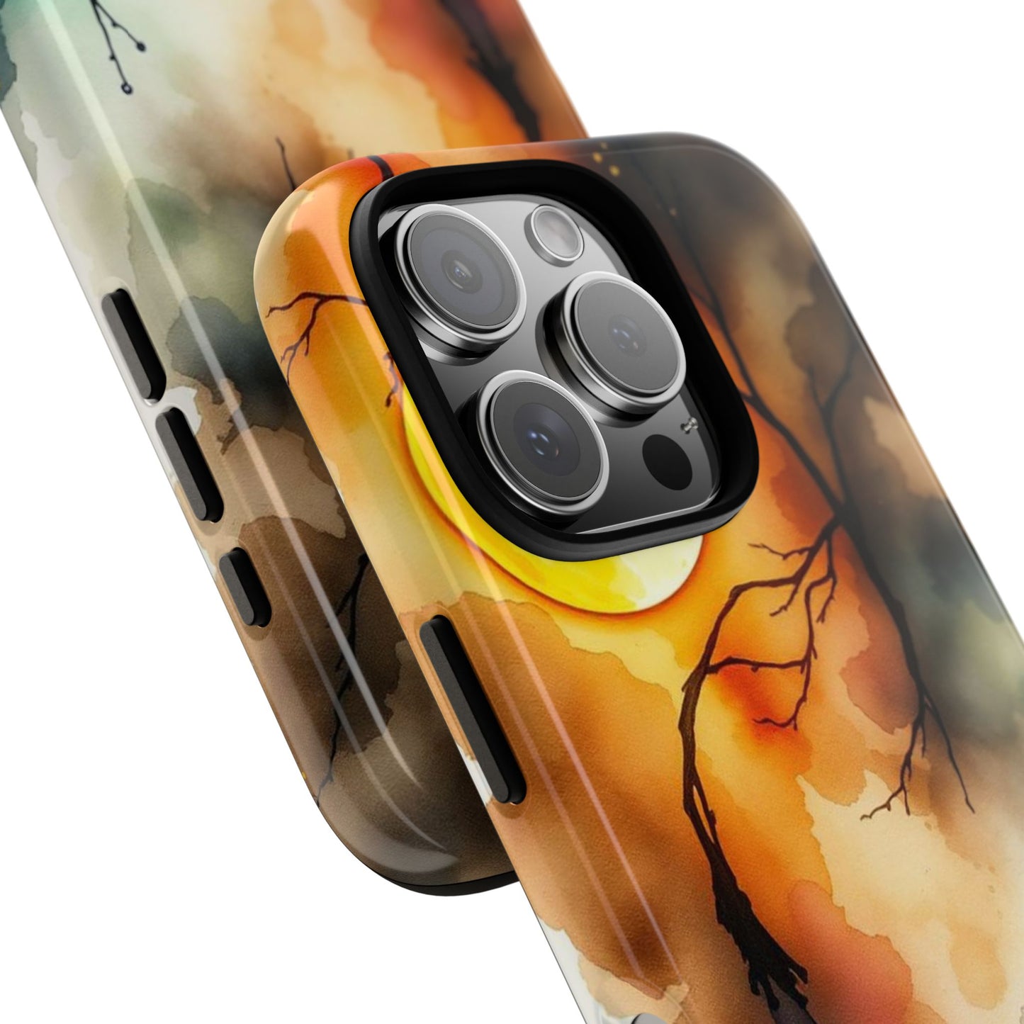 Phone Case - Abstract Watercolour Gothic Scene Phone Case