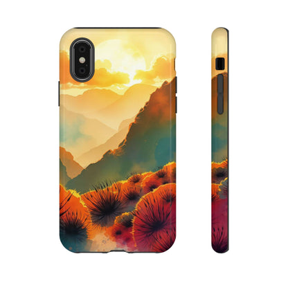 Ideallic Watercolour Sunset Design Phone Case - Multicolor Phone Case - iPhone X / Glossy