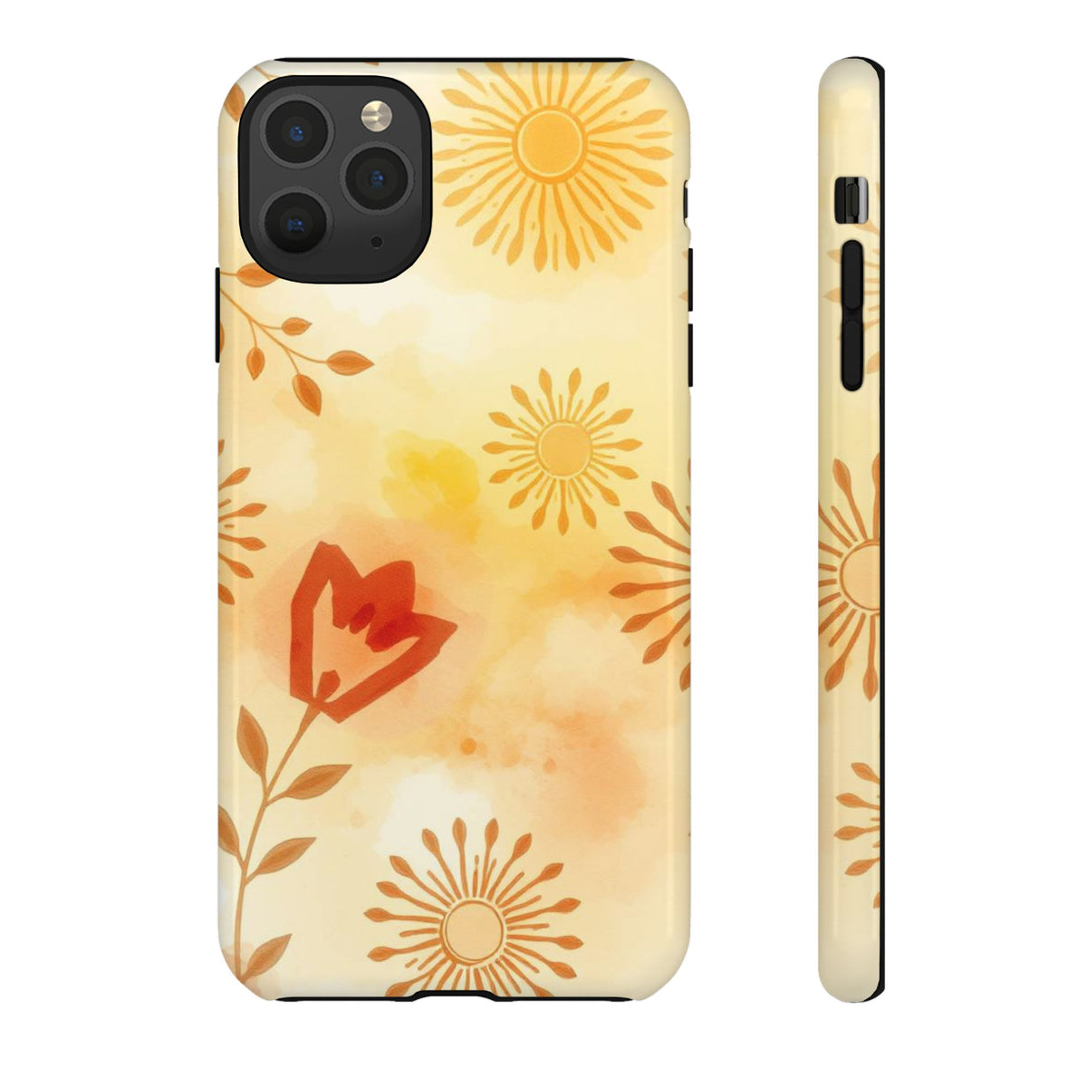 Boho Chic Watercolour Pattern Phone Case - Multicolor Phone Case - iPhone 11 Pro Max / Glossy