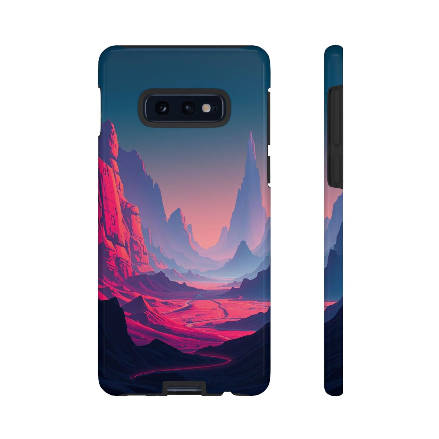 Samsung Galaxy S10E / Glossy Phone Case - Alien Vista Design Phone Case