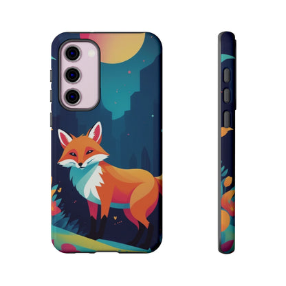 Samsung Galaxy S23 Plus / Glossy Phone Case - Stylised Fox Design Phone Case