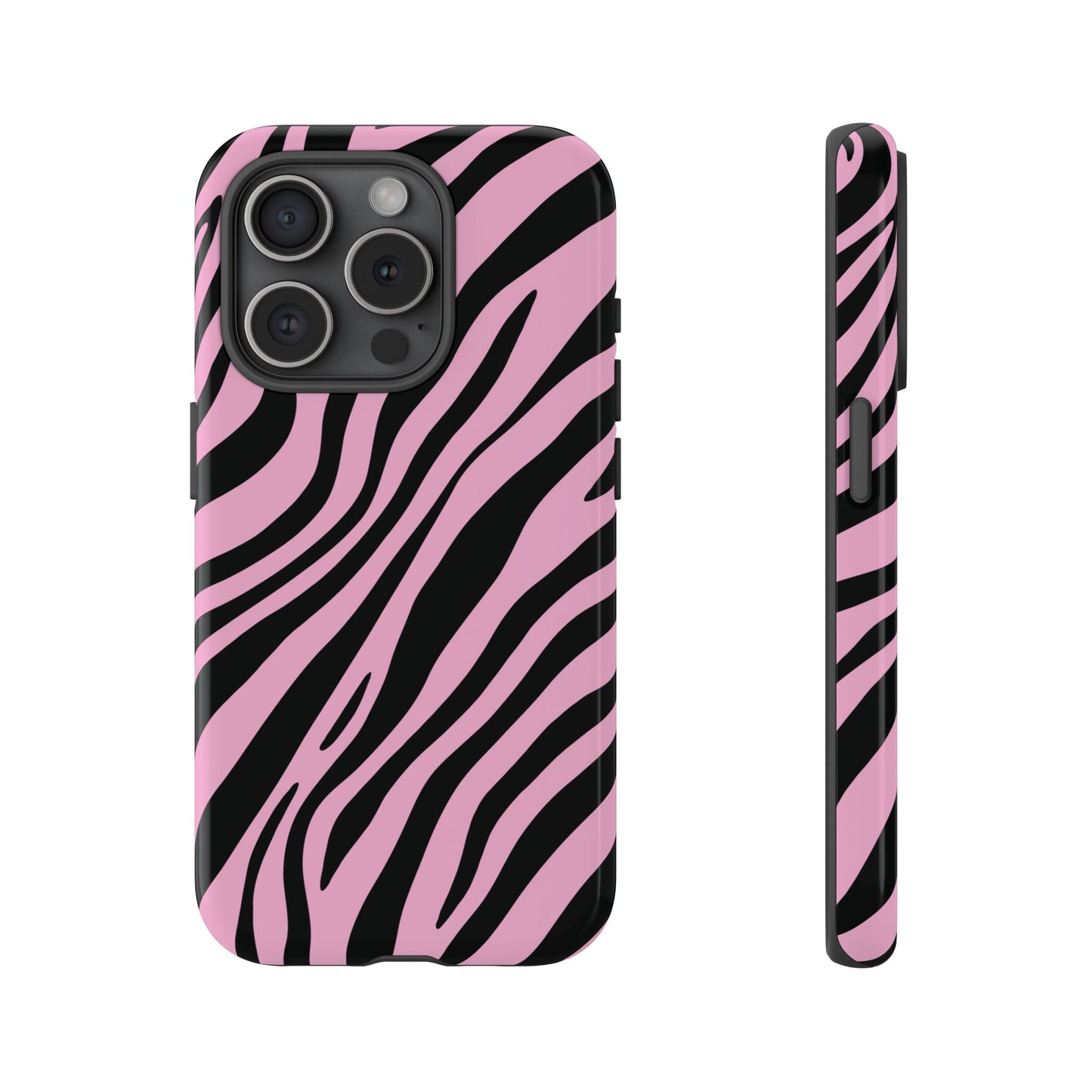 Modern Blush Zebra Print Phone Case