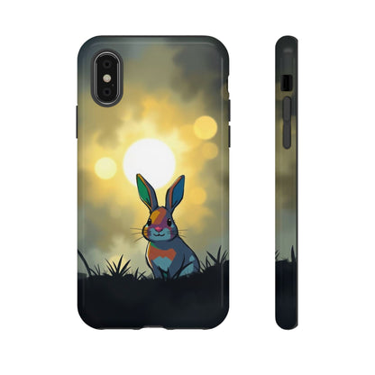 iPhone X / Glossy Phone Case - Gothic Rabbit Moody Design Phone Case