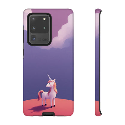 Samsung Galaxy S20 Ultra / Glossy Phone Case - Cute Unicorn & Cloud Design Phone Case