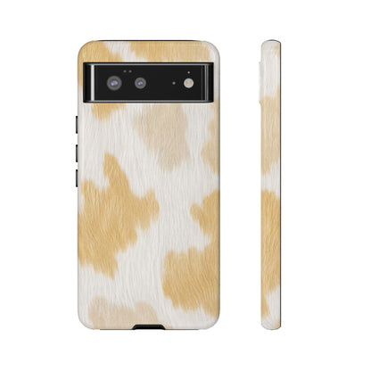 Golden Honey Cow Print Phone Case