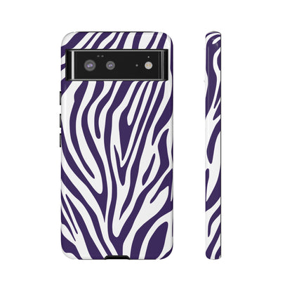 Graphic Purple Tiger Print Phone Case