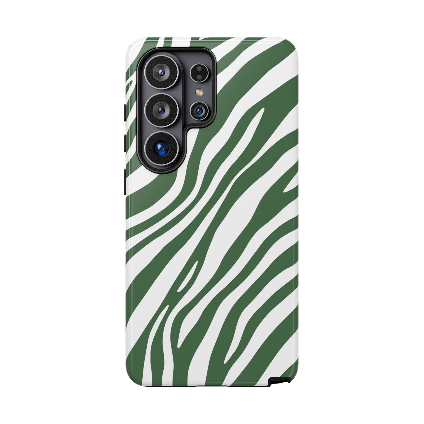 Modern Sage Zebra Print Phone Case