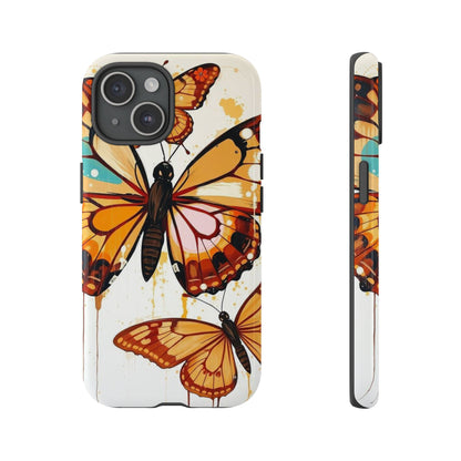 Abstract Butterflies Design Phone Case - Multicolor Phone Case - iPhone 15 / Glossy