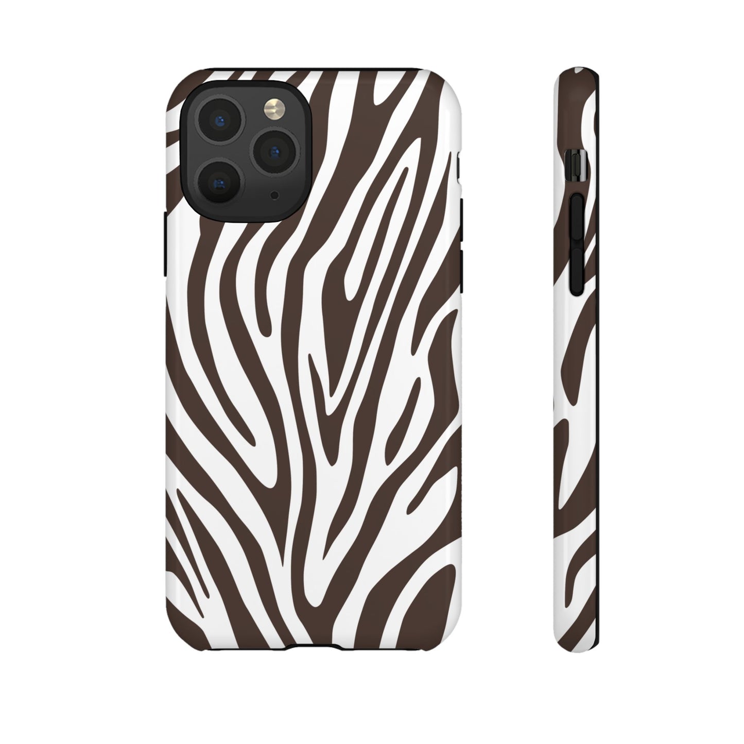 Graphic Brown Tiger Print Phone Case