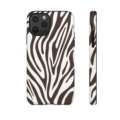Graphic Brown Tiger Print Phone Case