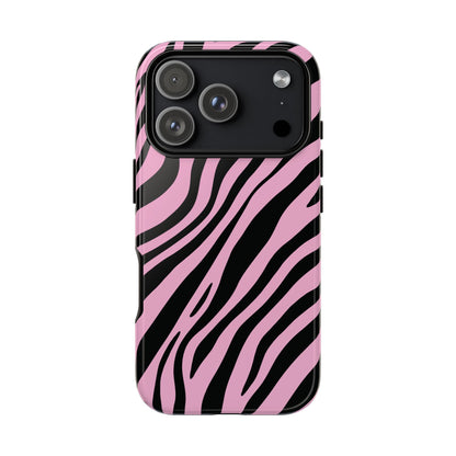 Modern Blush Zebra Print Phone Case
