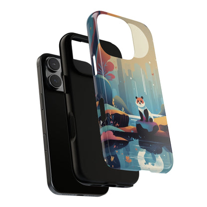 Stylised Panda Design Phone Case - Multicolor Phone Case