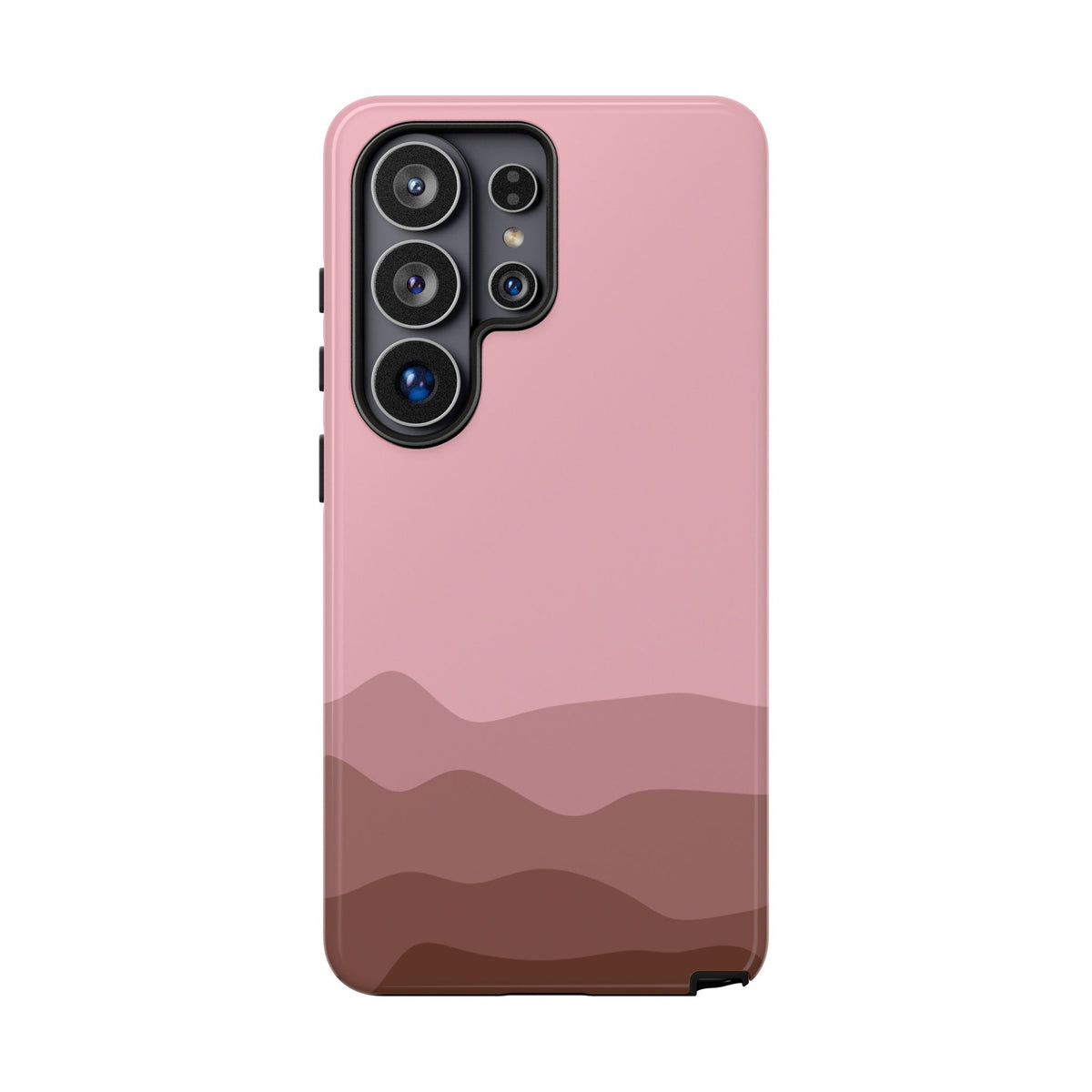 Pink Abstract Waves Protective Phone Case - Pink Phone Case - Samsung Galaxy S26 Ultra / Glossy