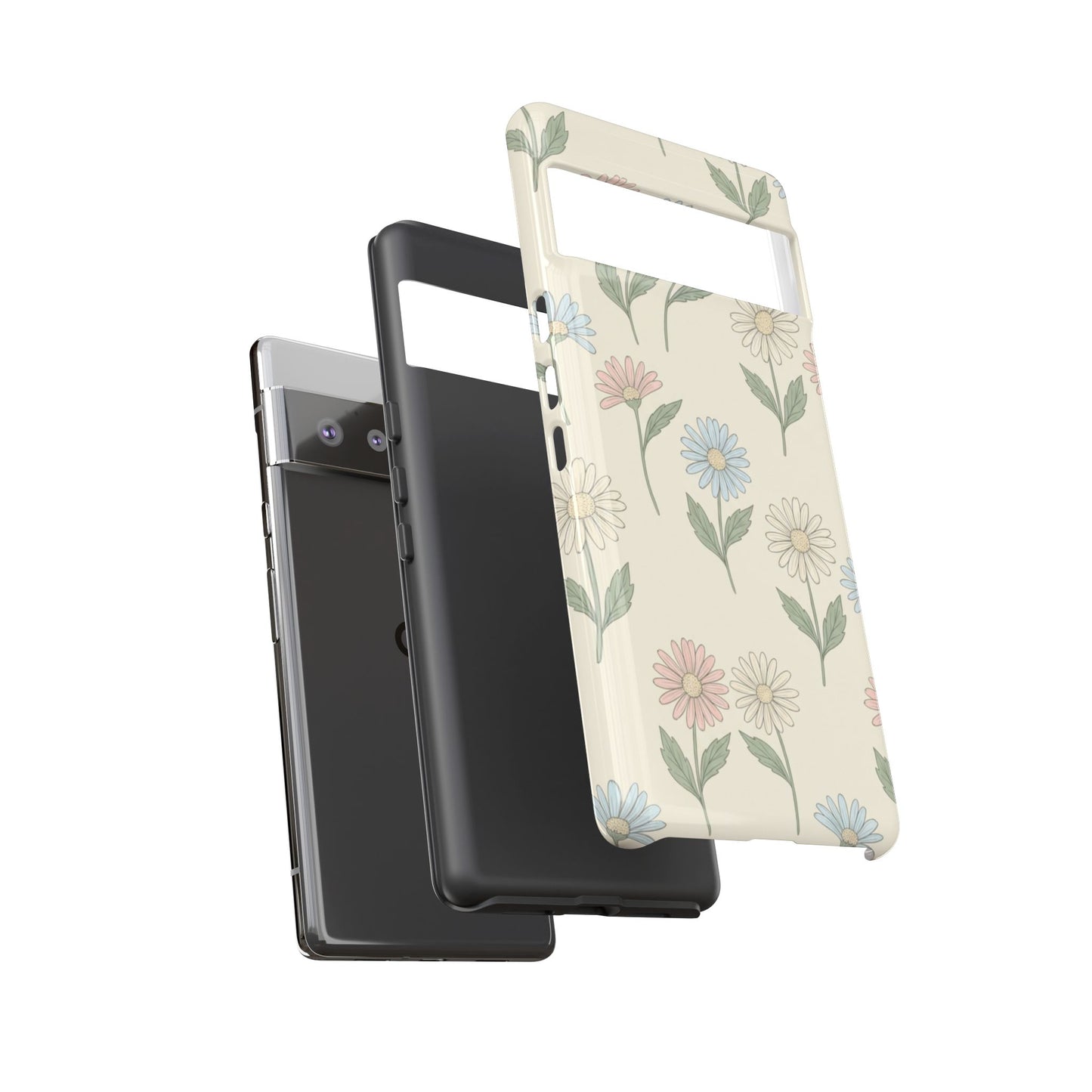 Pretty Pastel Daisy Pattern Phone Case