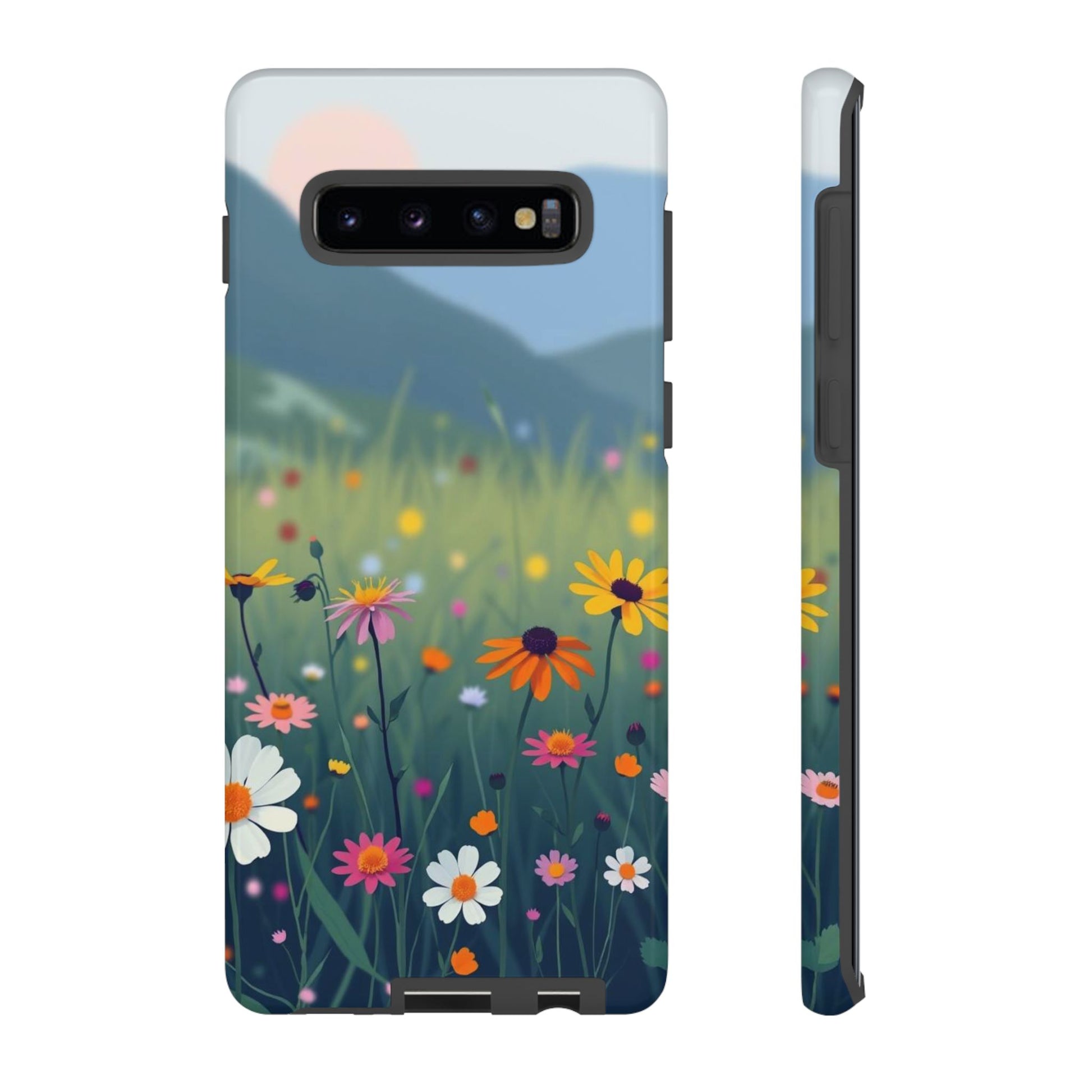 Vibrant Meadow Design Phone Case - Multicolor Phone Case - Samsung Galaxy S10 Plus / Glossy