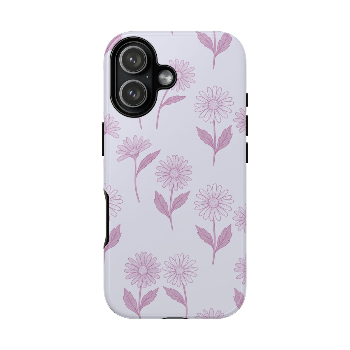 Pretty Lilac Daisy Pattern Phone Case
