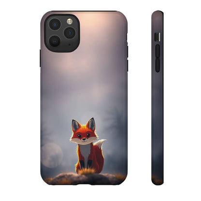 Cute Gothic Fox Design Phone Case
