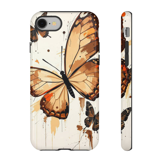 Acrylic Style Butterflies Design Phone Case - Multicolor Phone Case - iPhone 8 / Glossy
