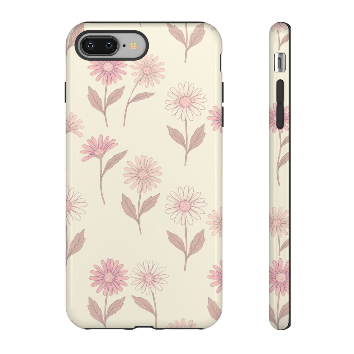 Pretty Blush Daisy Pattern Phone Case
