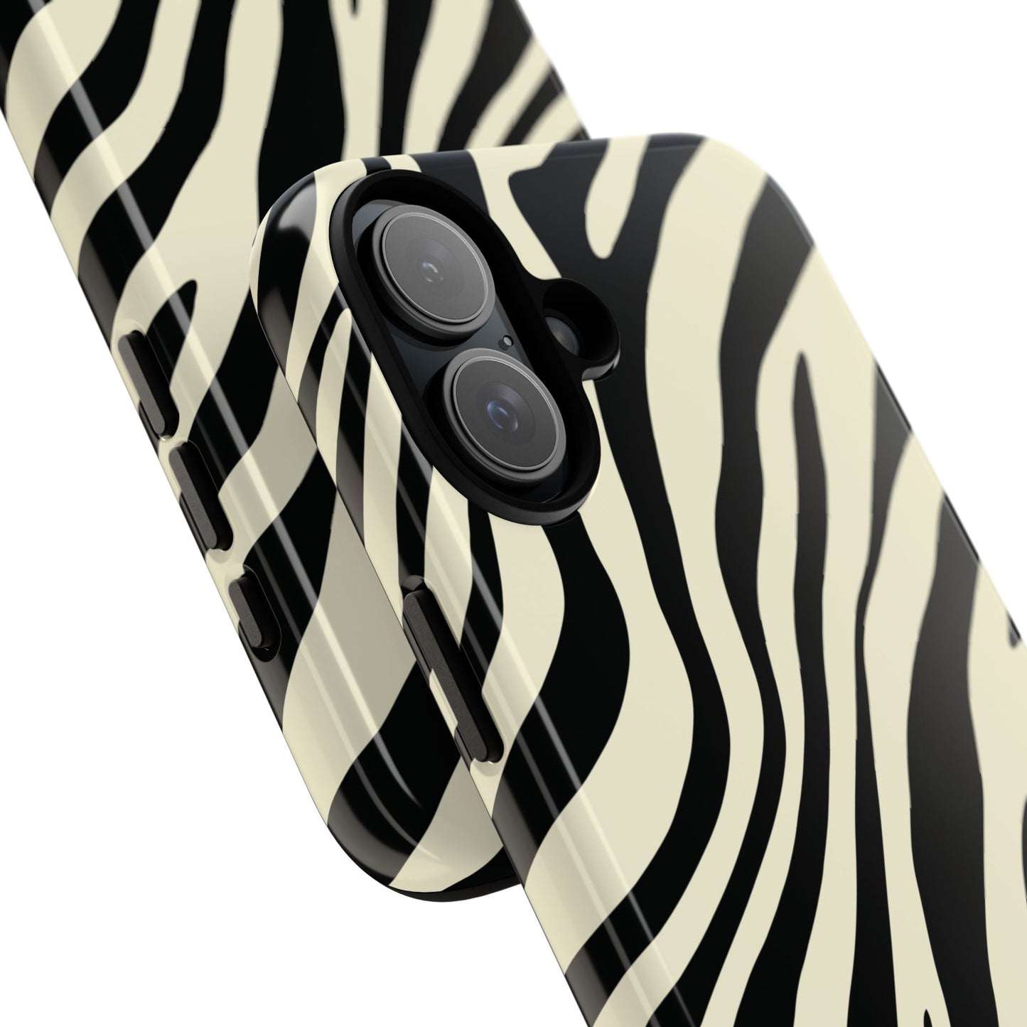 Modern Neutral Zebra Print Phone Case