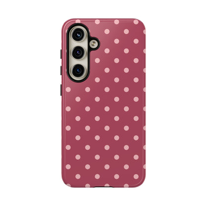 Pink Dot Pattern Phone Case