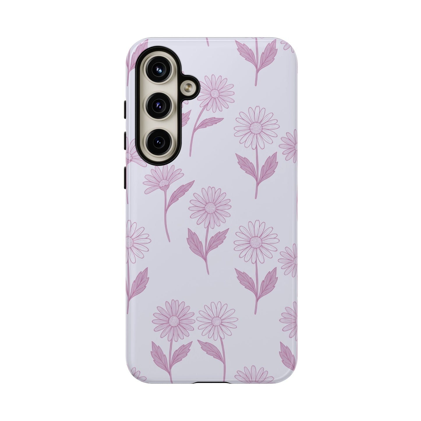 Pretty Lilac Daisy Pattern Phone Case