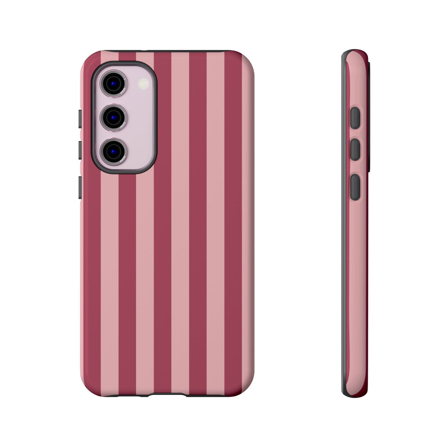 Samsung Galaxy S23 Plus / Glossy Phone Case - ’Pink Stripe Pattern’ Phone Case