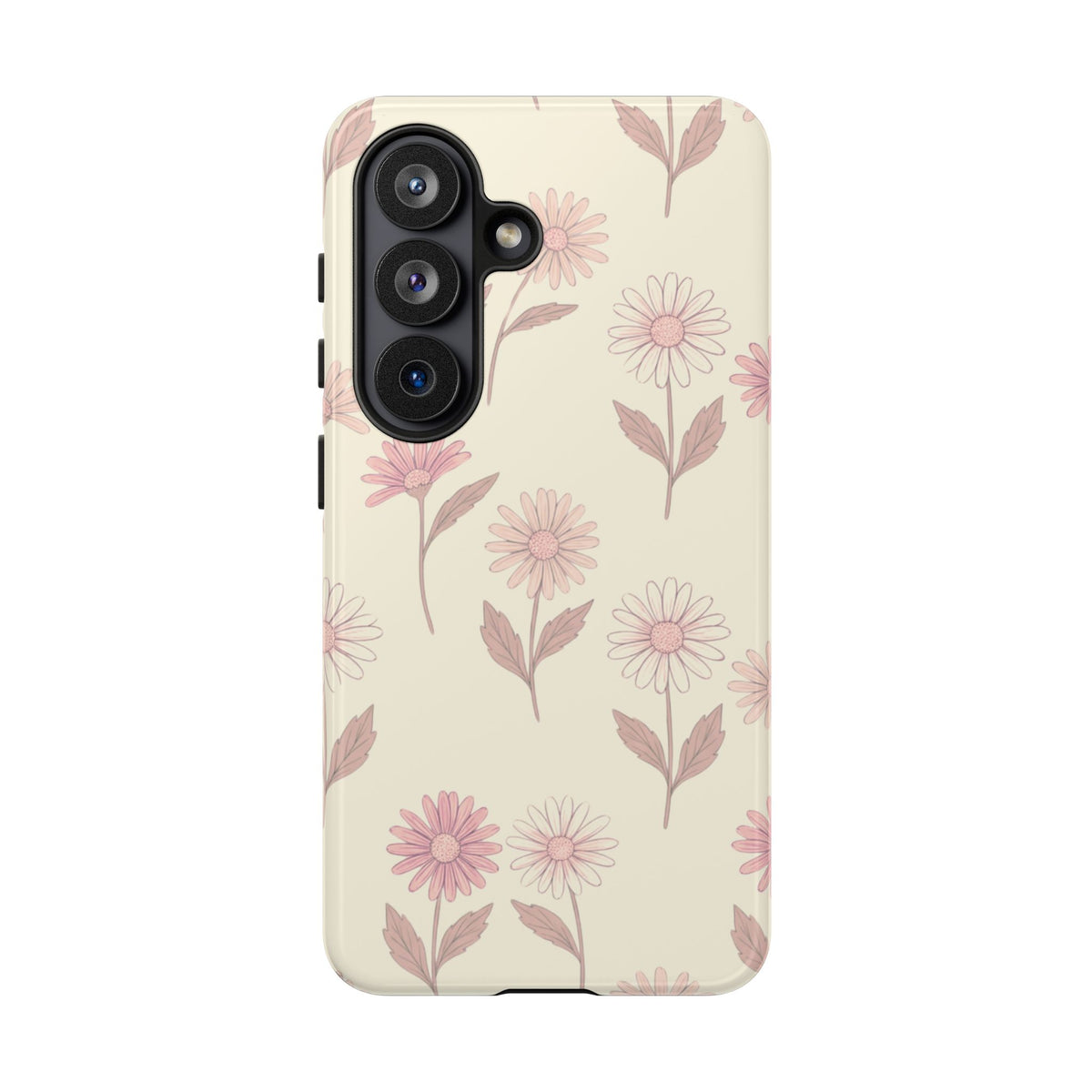 Pretty Blush Daisy Pattern Phone Case