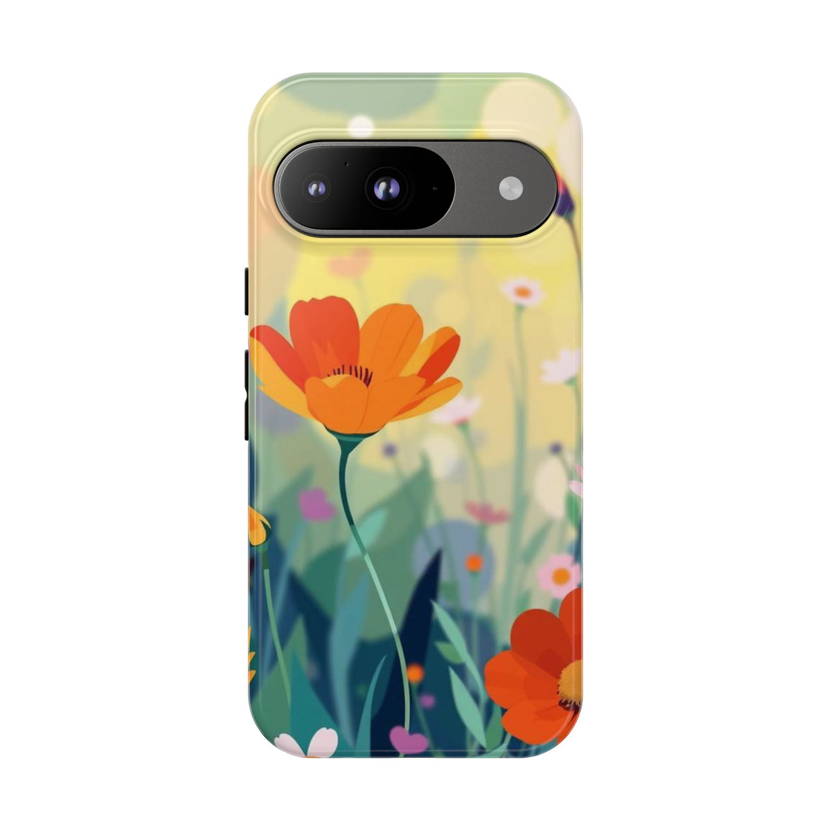 Pop Art Style Wildflower Design Phone Case - Multicolor Phone Case - Google Pixel 9 / Glossy