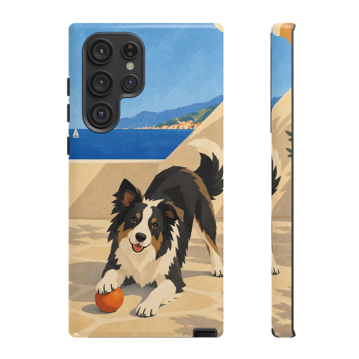 Border Collie One More Throw Phone Case - Multicolor Phone Case - Samsung Galaxy S22 Ultra / Glossy