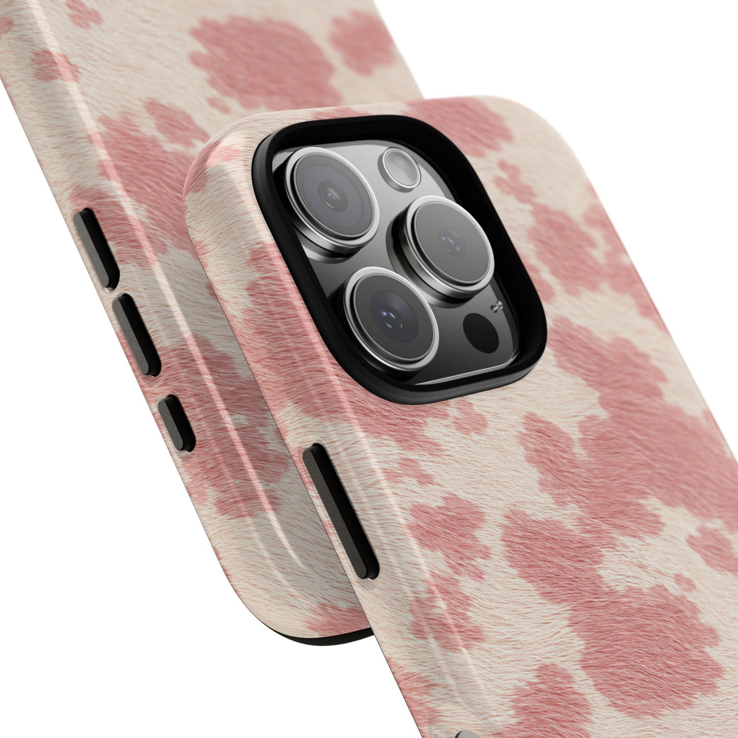 Pretty Blush Cow Print Phone Case