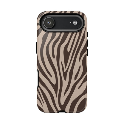 Boutique Mocha Tiger Print Phone Case