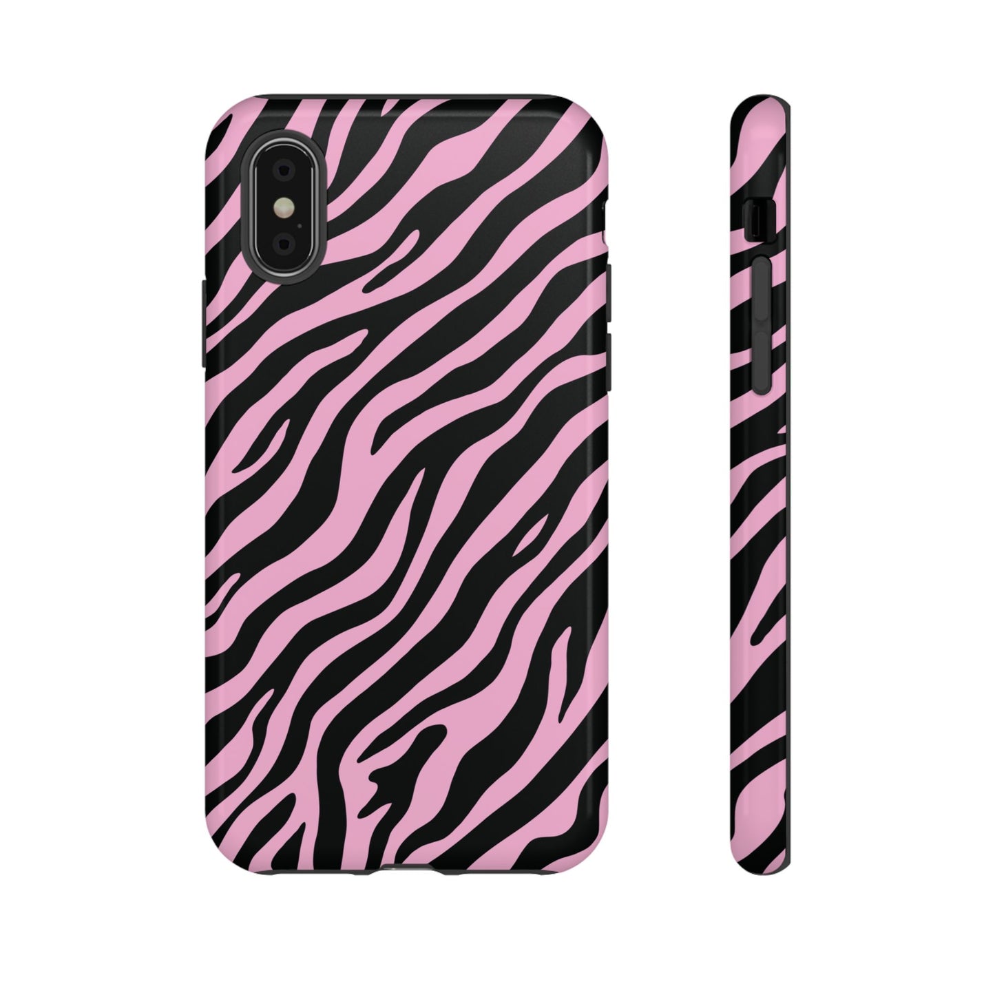 Stylish Blush Zebra Print Phone Case