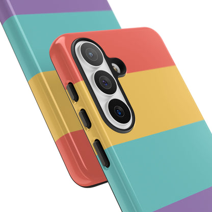 Pastel Rainbow Stripe Pattern Phone Case - Phone Case