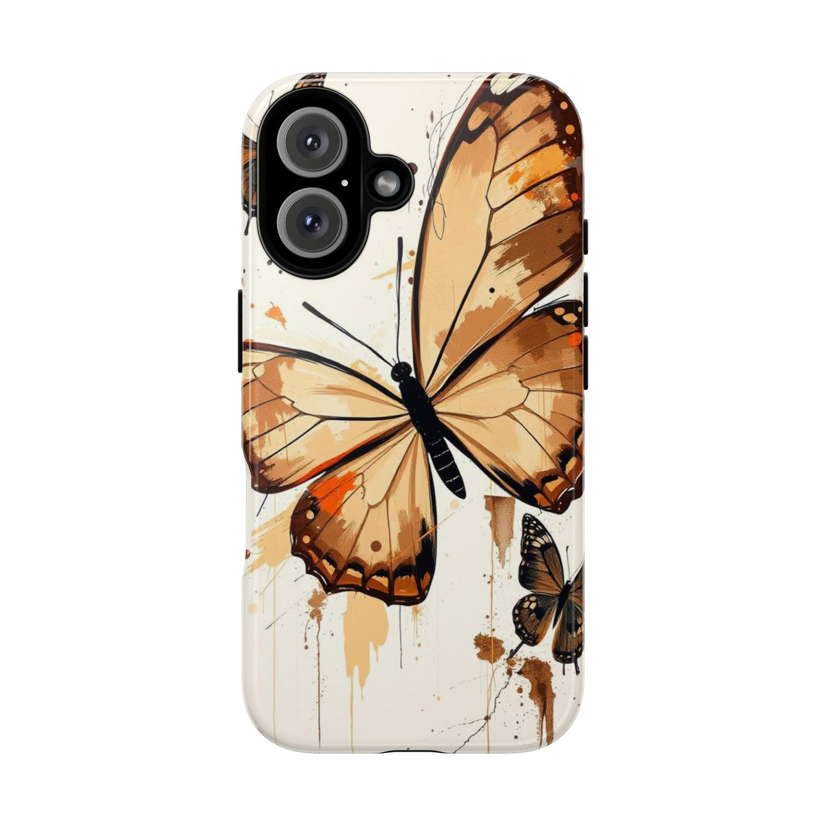 Acrylic Style Butterflies Design Phone Case - Multicolor Phone Case - iPhone 16 / Glossy