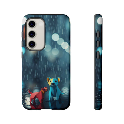 Samsung Galaxy S23 / Glossy Phone Case - Origami ’Wee Pals’ Design Phone Case