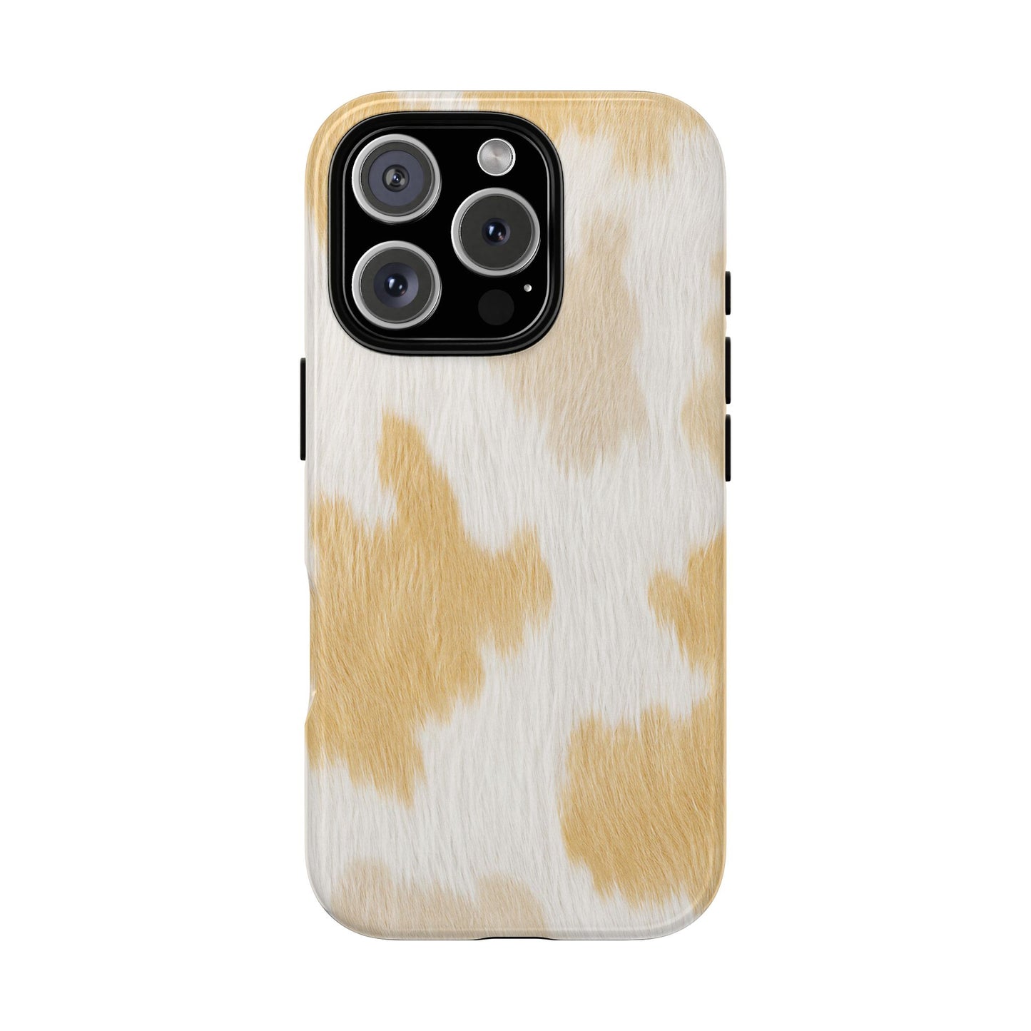 Golden Honey Cow Print Phone Case