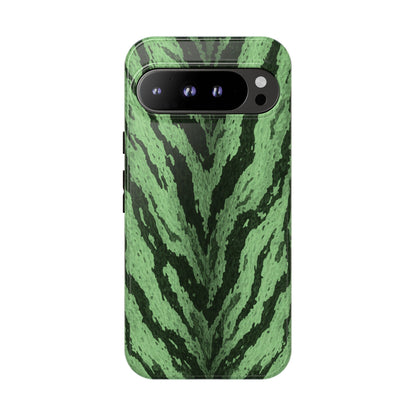 Sage Tiger Print Phone Case