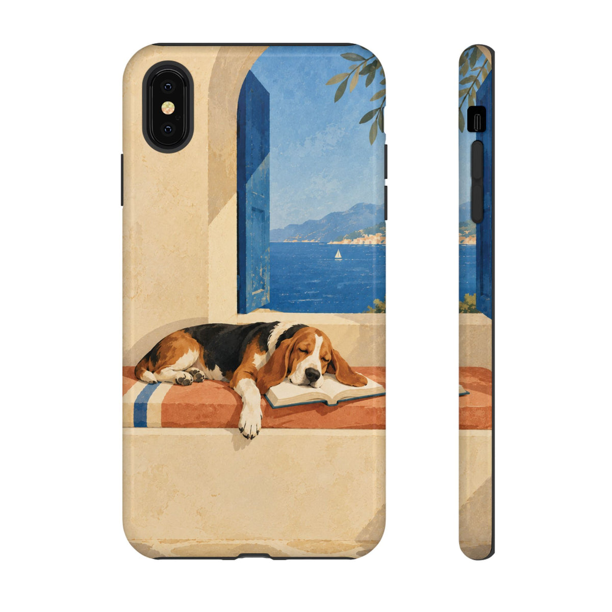 Basset Hound Unfinished Chapter Phone Case - Multicolor Phone Case - iPhone XS MAX / Glossy