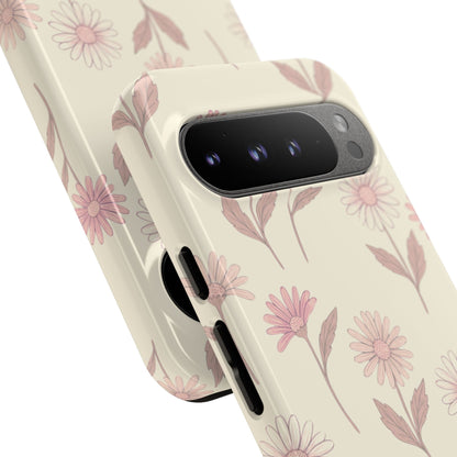 Pretty Blush Daisy Pattern Phone Case
