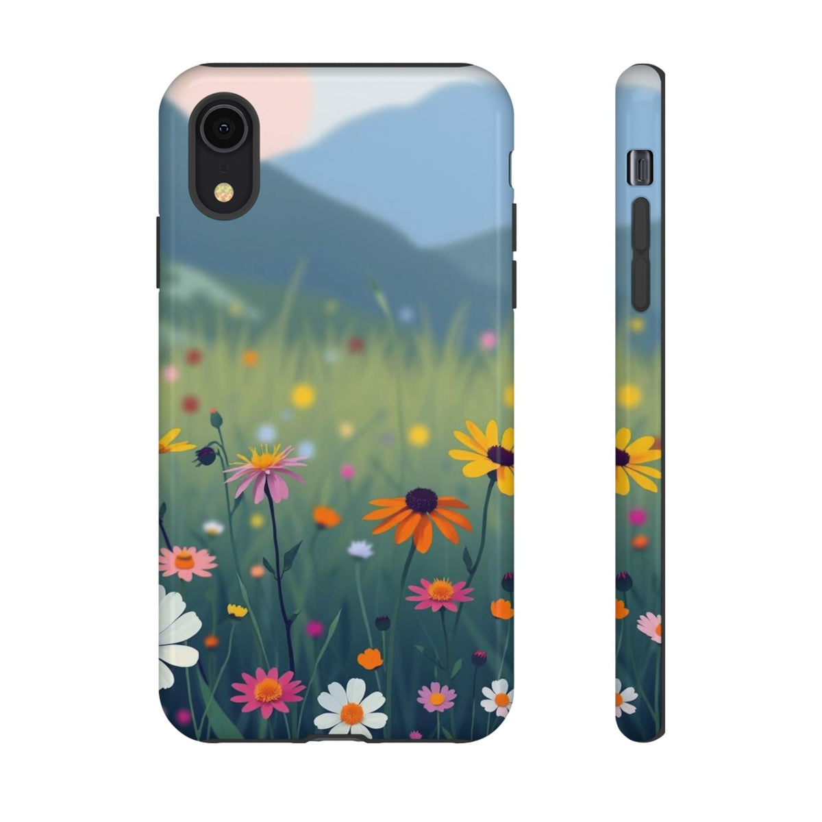 Vibrant Meadow Design Phone Case - Multicolor Phone Case - iPhone XR / Glossy