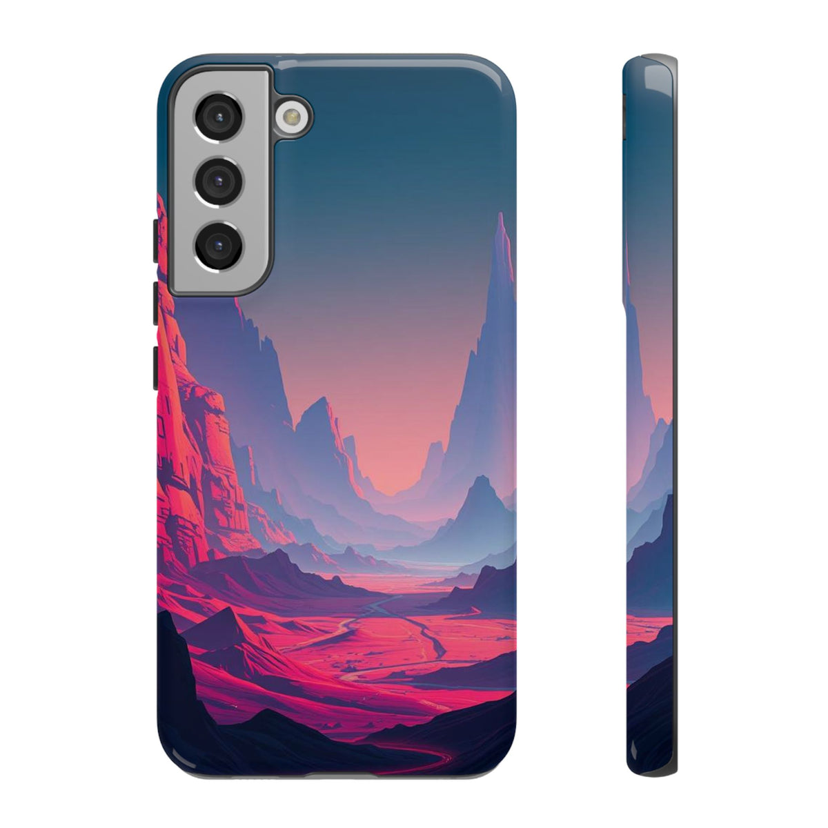 Alien Vista Design Phone Case - Multicolor Phone Case - Samsung Galaxy S22 Plus / Glossy