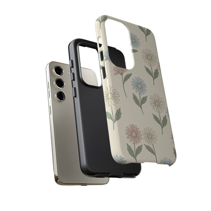 Pretty Pastel Daisy Pattern Phone Case