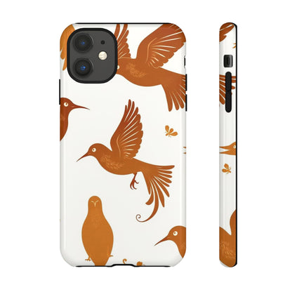 Abstract Bird Pattern Phone Case - Multicolor Phone Case - iPhone 11 / Glossy