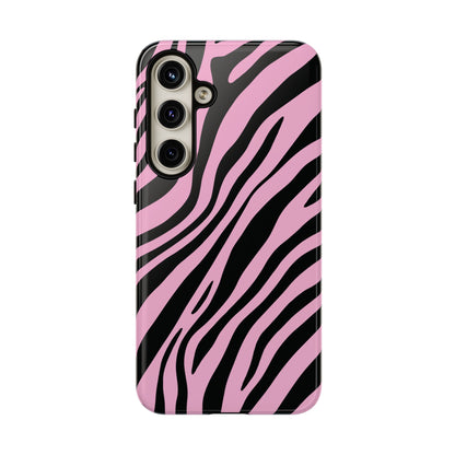 Modern Blush Zebra Print Phone Case